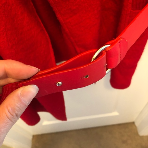 Red Sweater Jacket - Picture 4 of 9